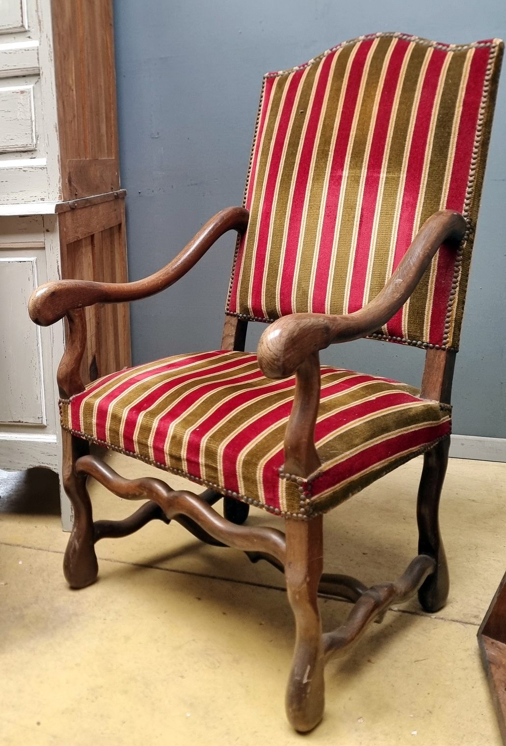 A large French Regence Armchair 